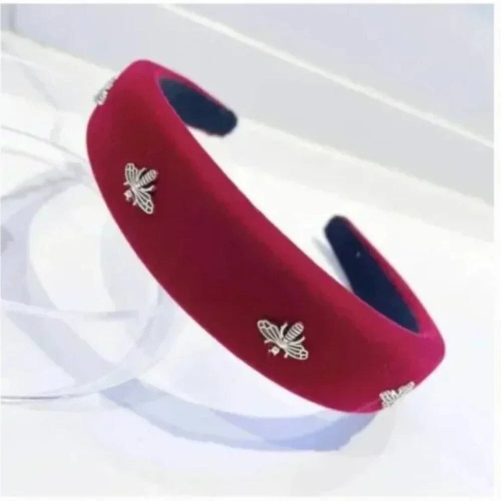 ❤️ FREE Bug Bee Velvet Hipster Hippie Chic Modern Minimalist Girly Headband